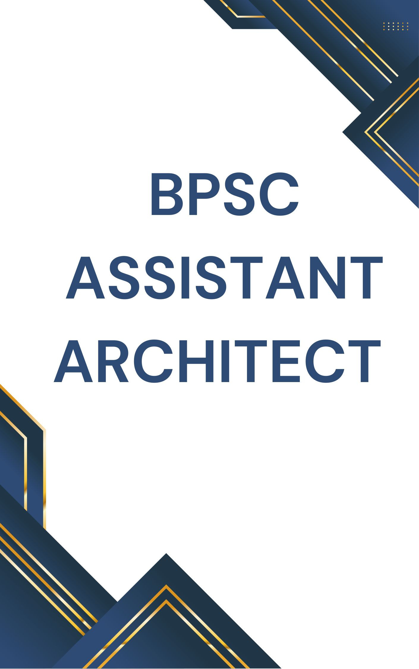 BPSC Assistant Architect Book PDF