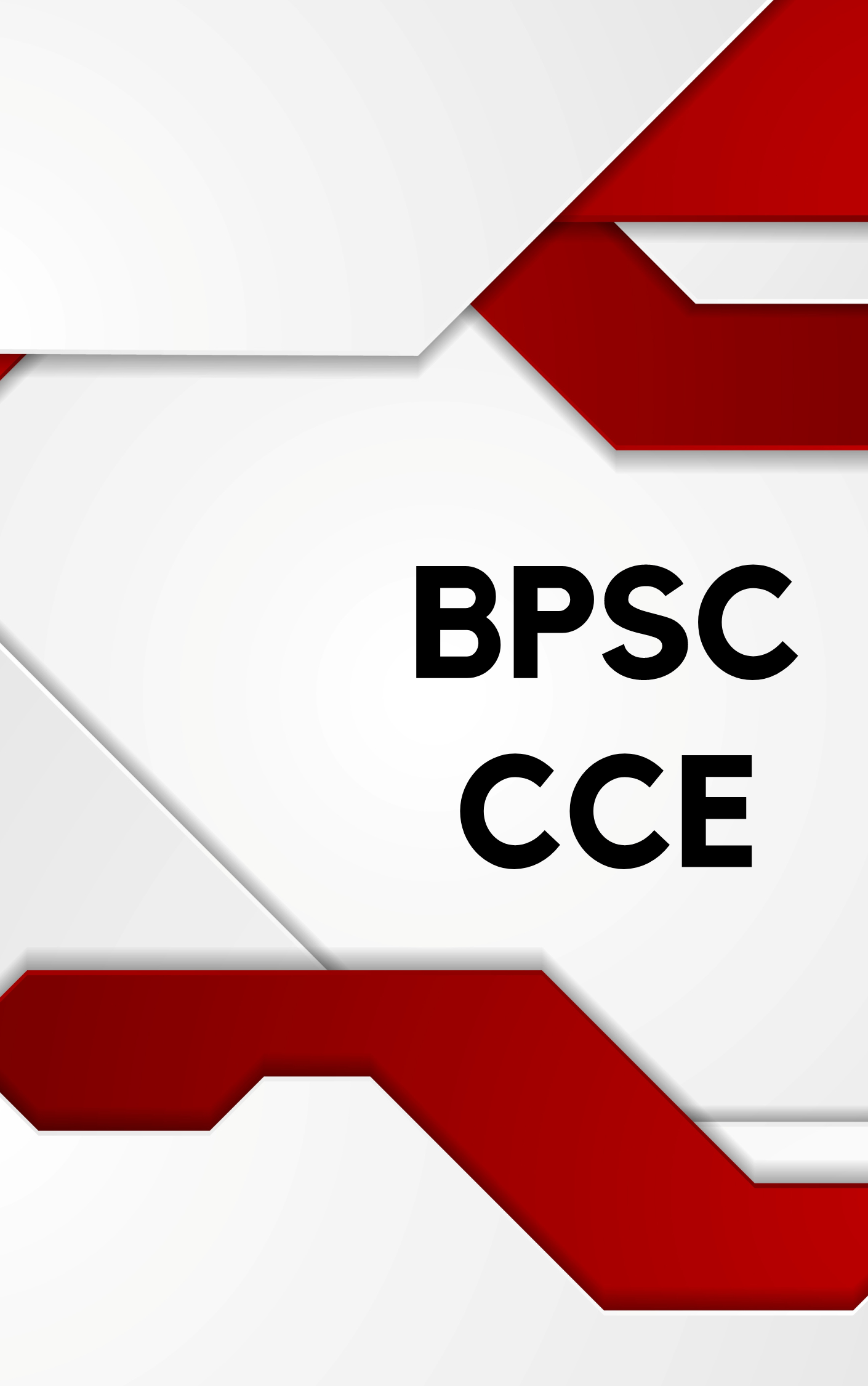 BPSC CCE Book PDF or Question Paper