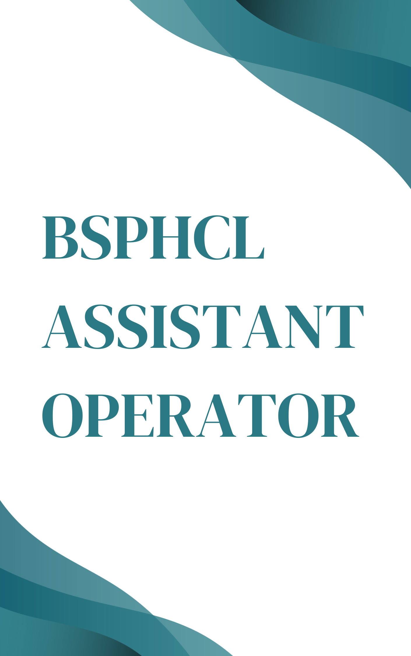 BSPHCL Assistant Operator Book PDF