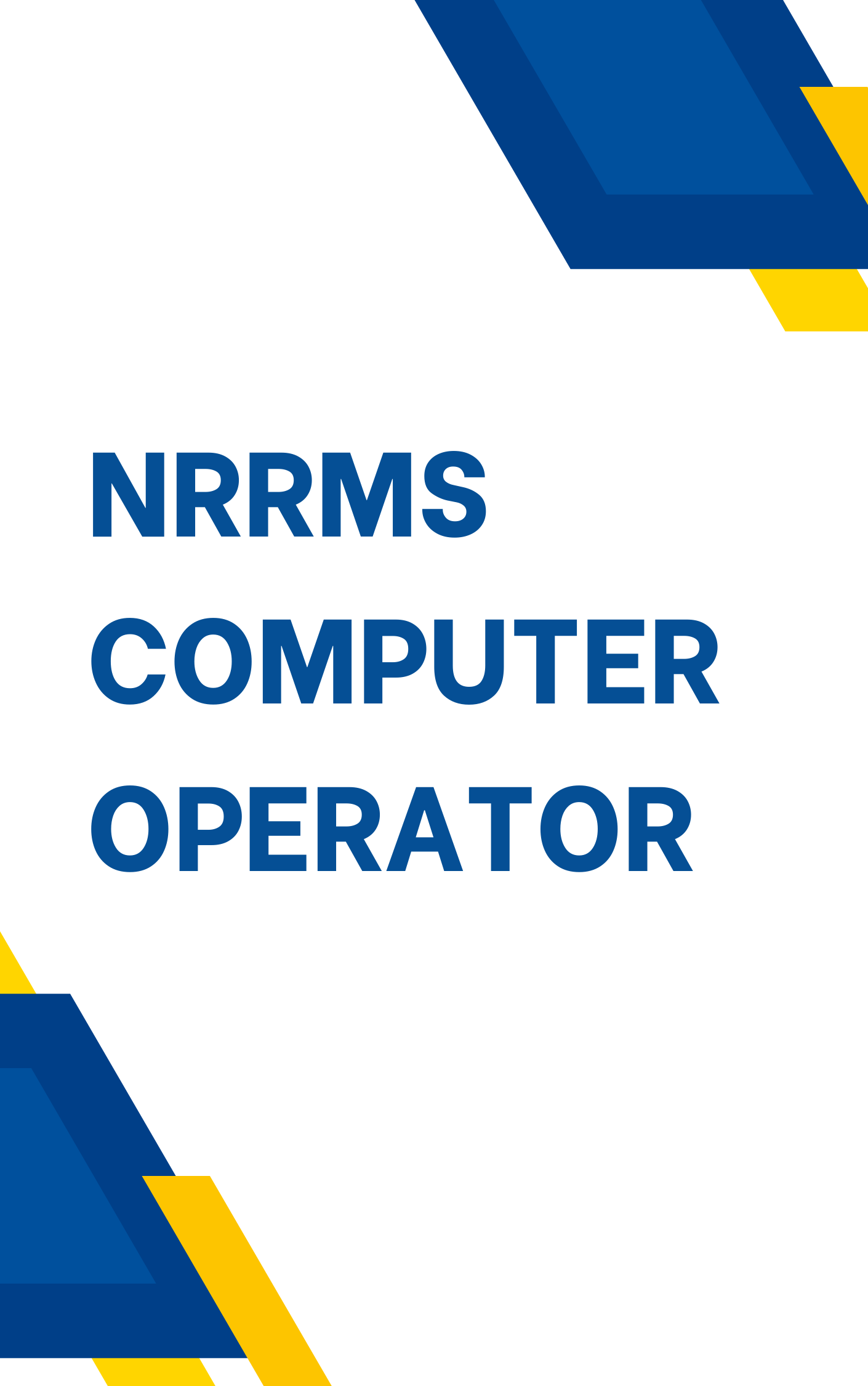 NRRMS Computer Operator Book PDF