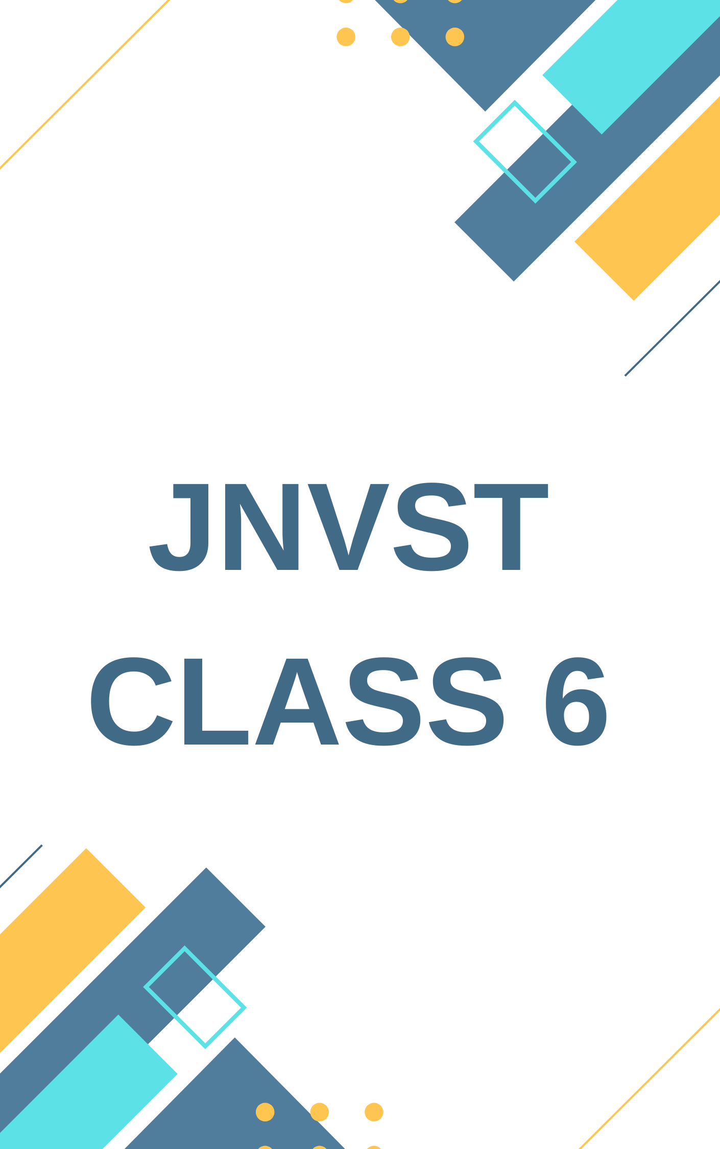 JNVST Class 6 Practice Set PDF