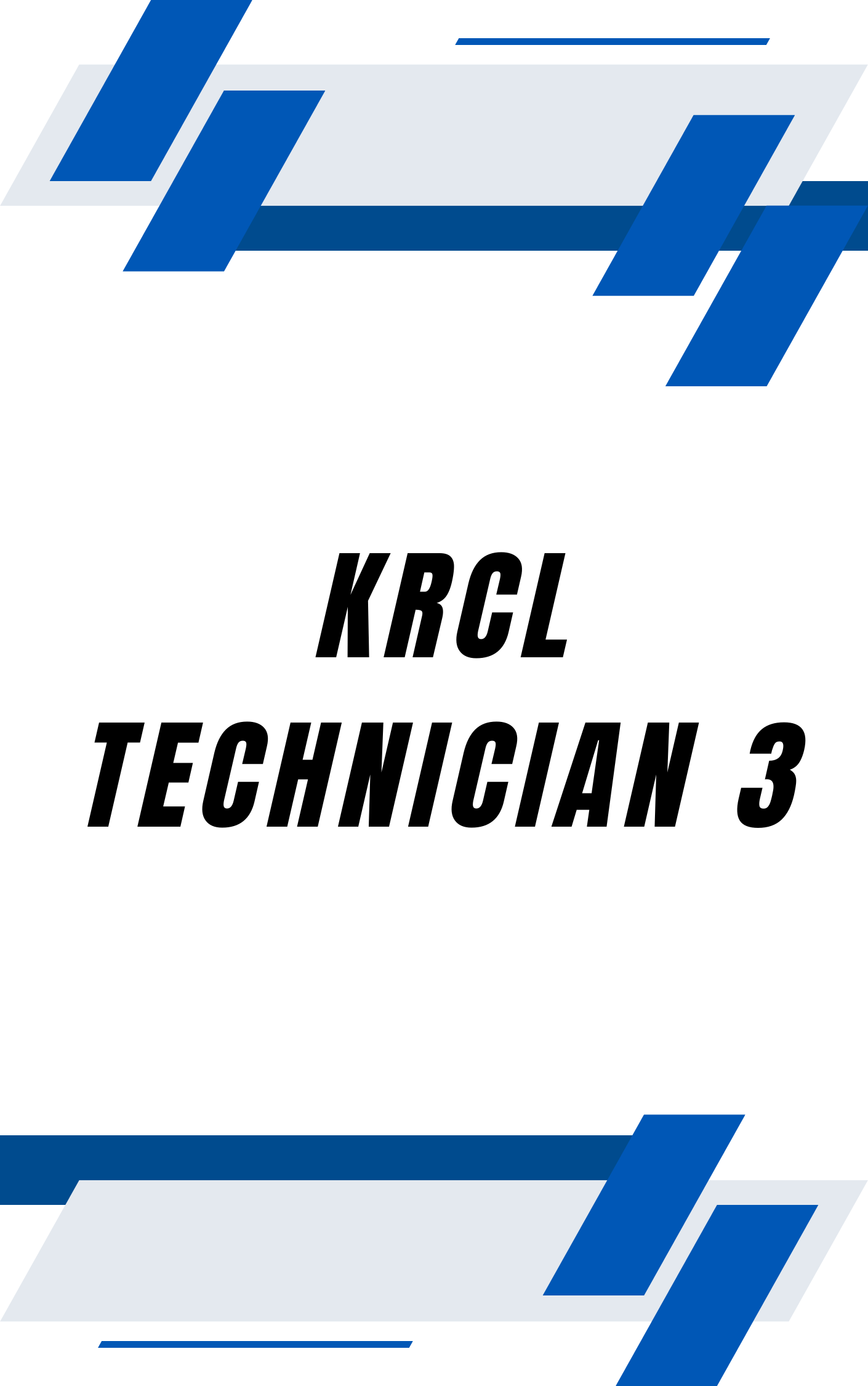 KRCL Technician 3 Mock Test PDF