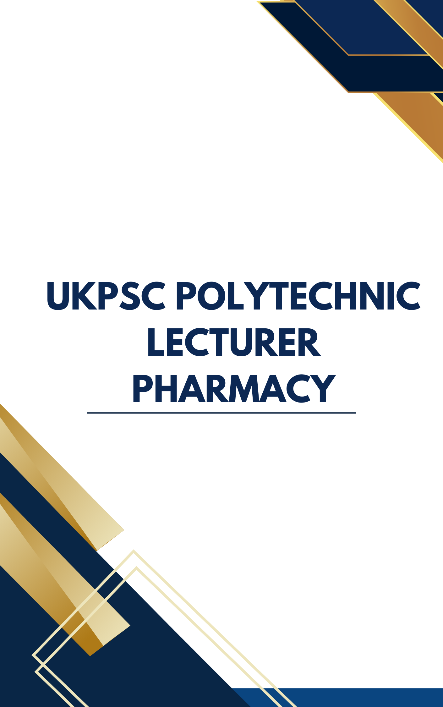 UKPSC Polytechnic Lecturer Book PDF