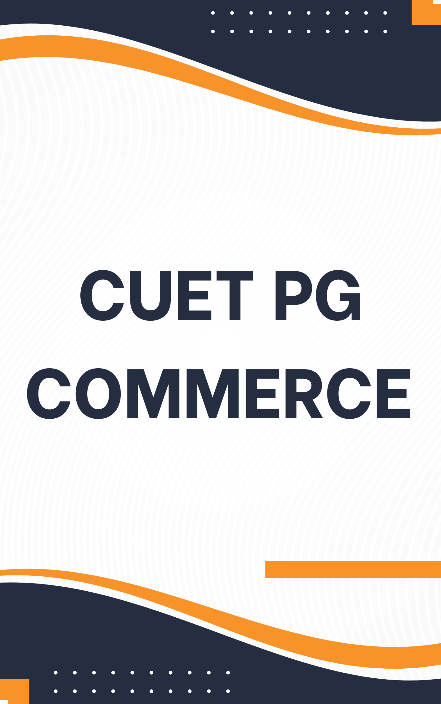 CUET PG Commerce Best Books