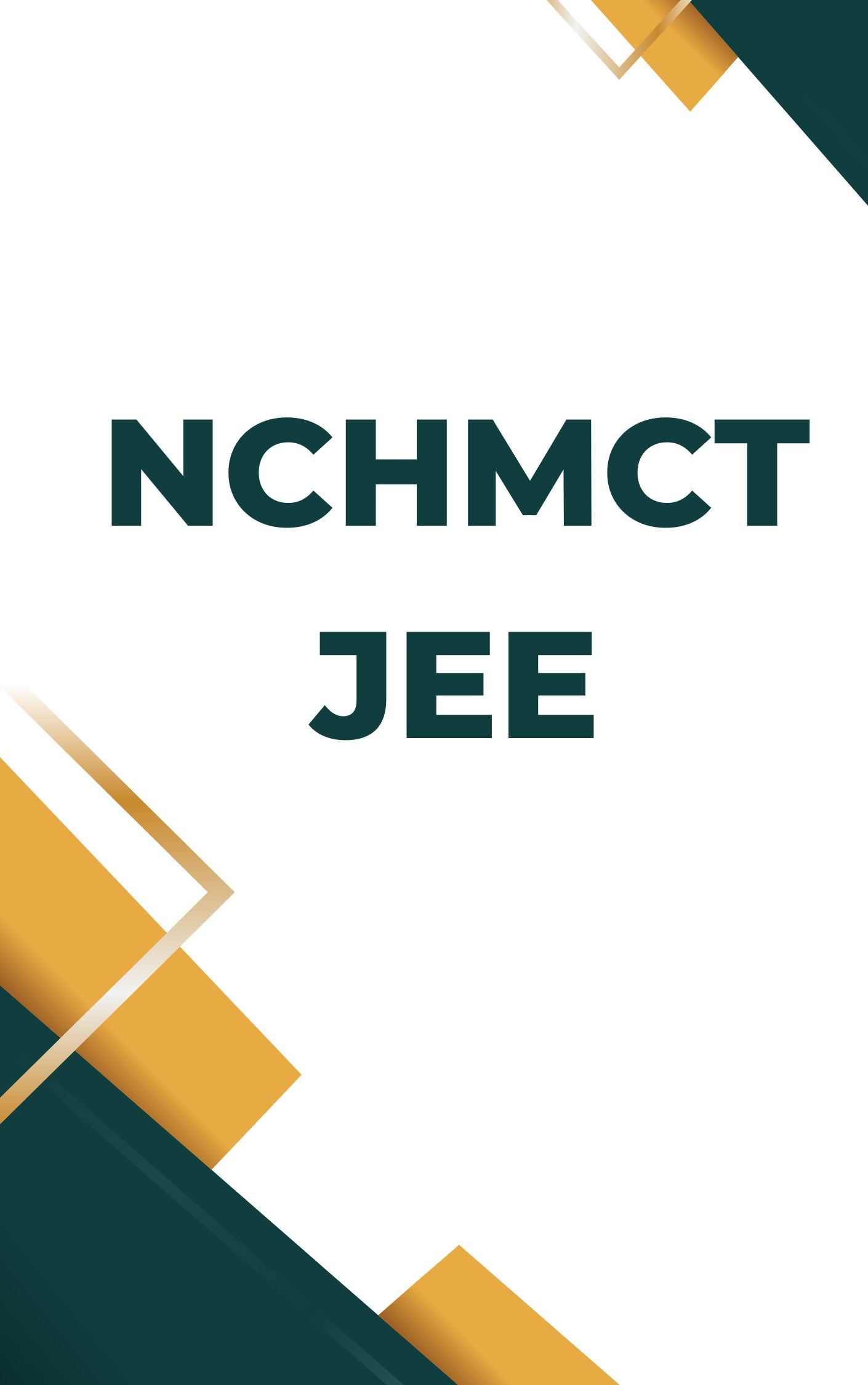NCHMCT JEE Mock Test PDF