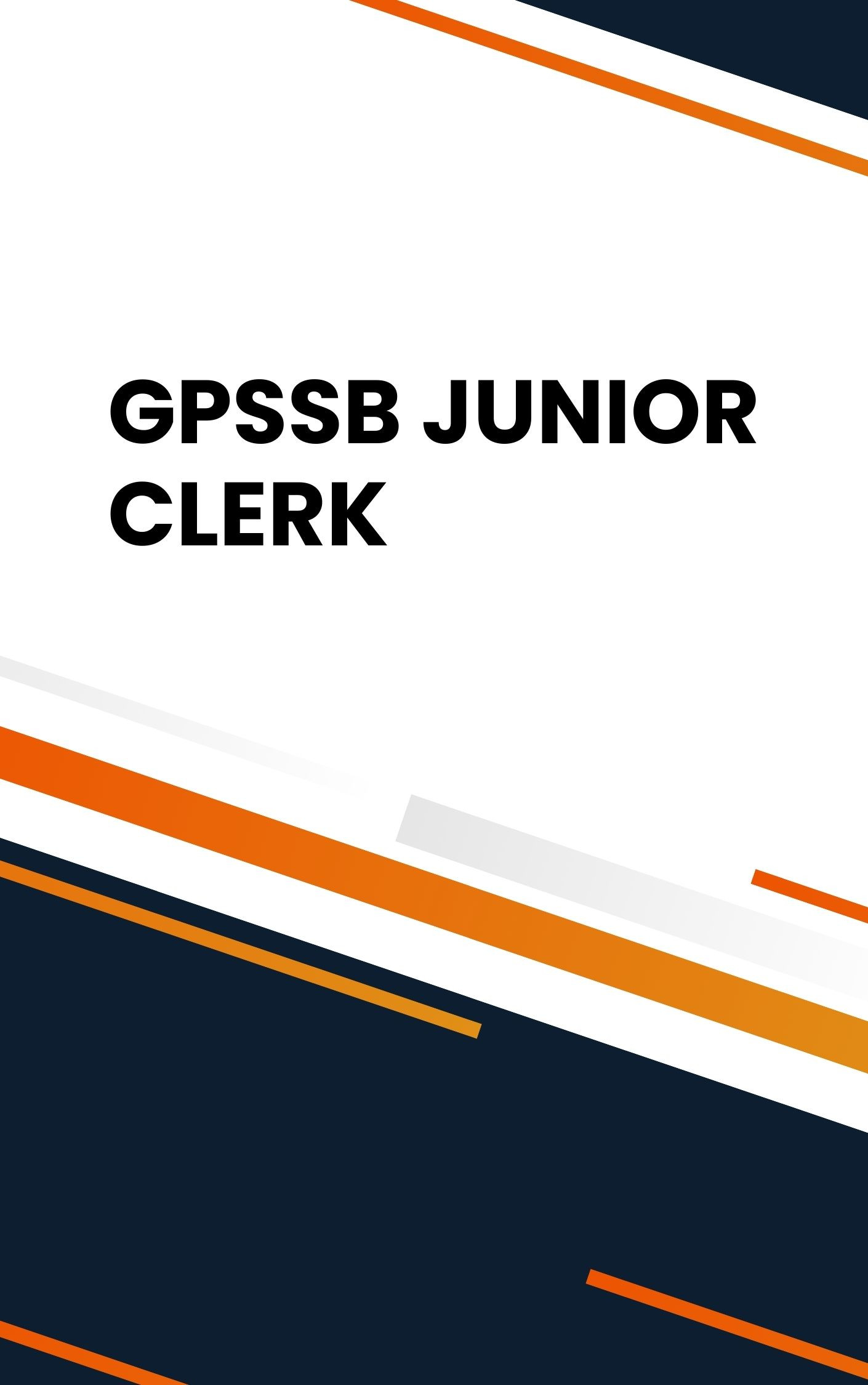 GPSSB Junior Pharmacist Model Paper PDF