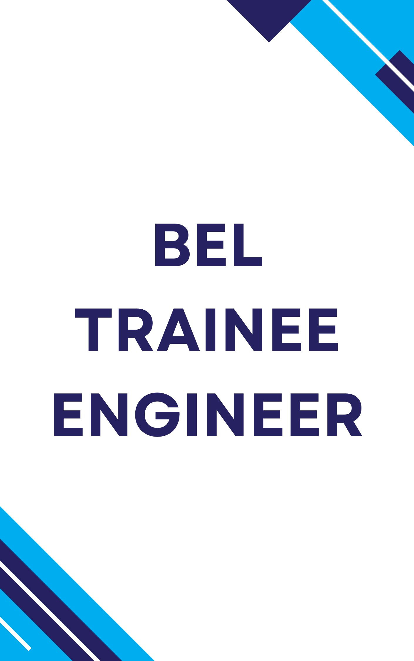 BEL Trainee Engineer Best Books