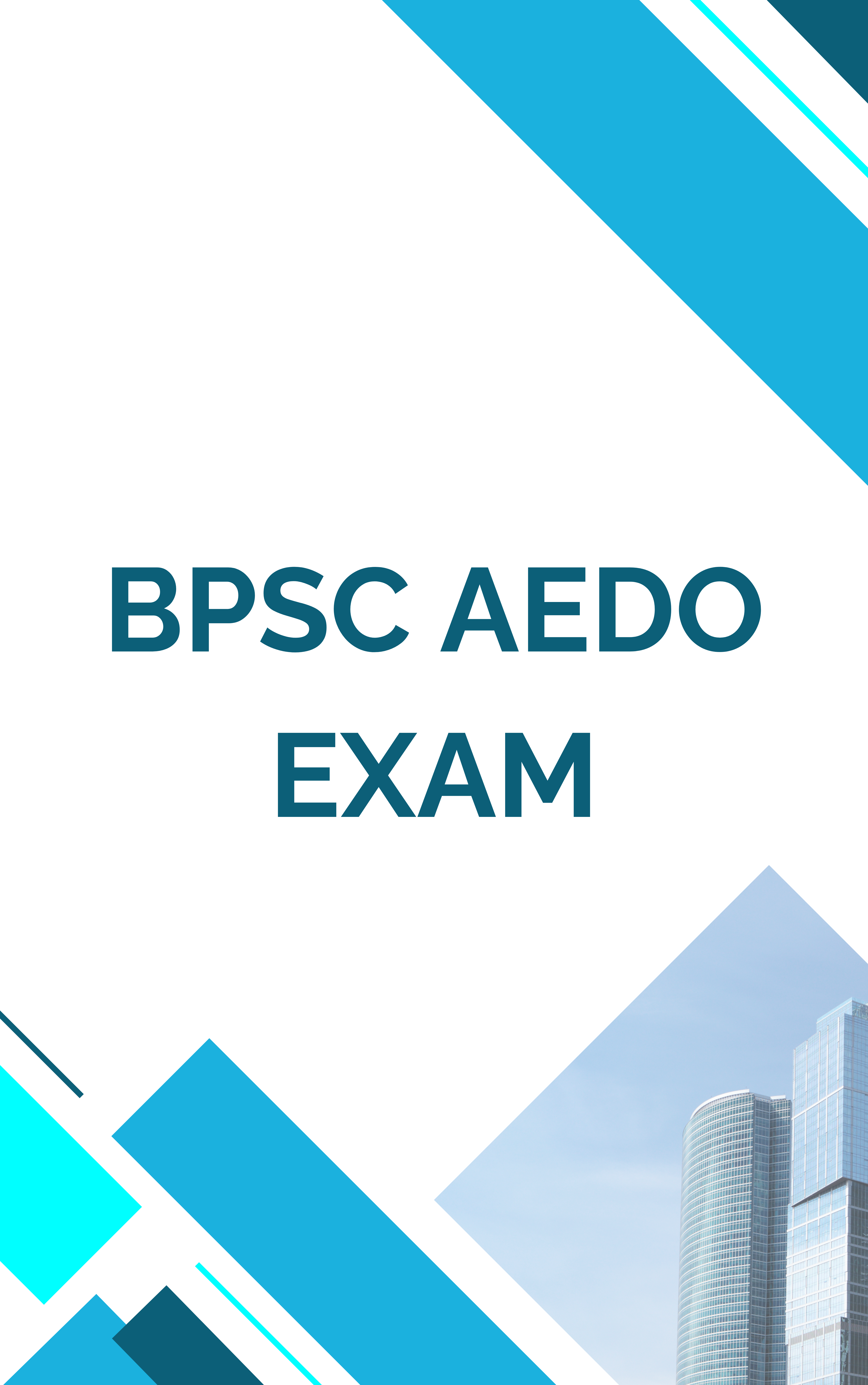 BPSC AEDO Practice Set PDF